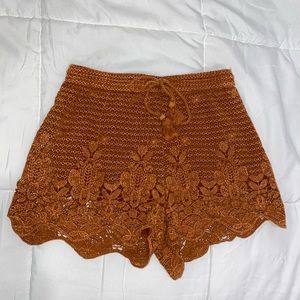 Burnt orange shorts 🧡